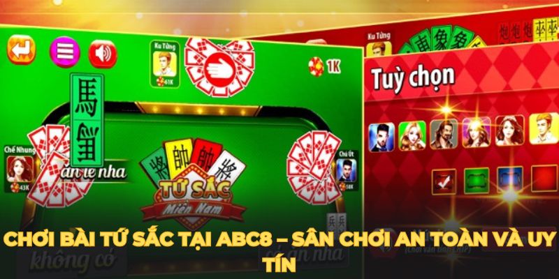 Chơi bài tứ sắc tại ABC8 – Sân chơi an toàn và uy tín